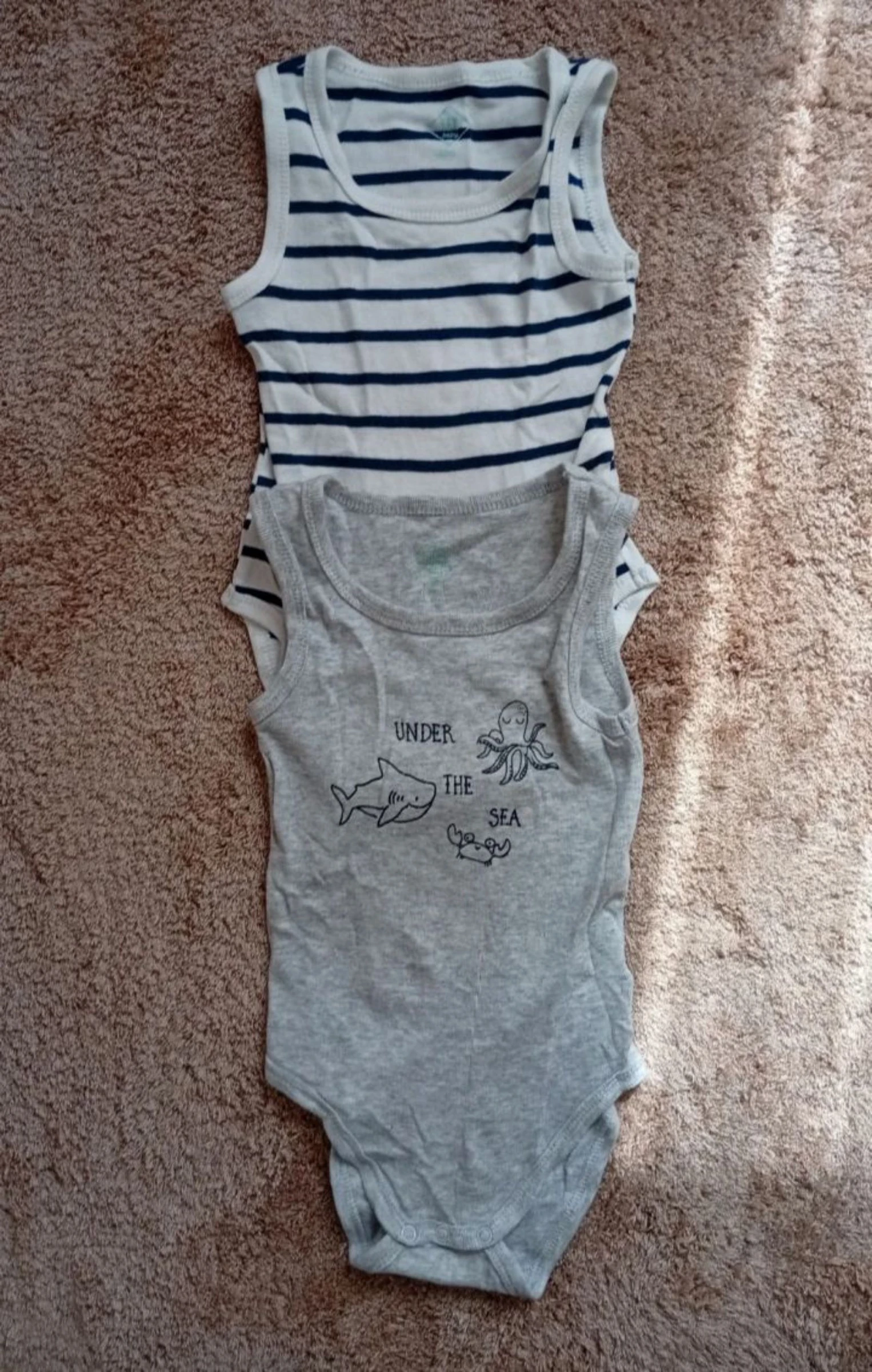 Lote 2 bodys bebé Tex | Talla 12 meses